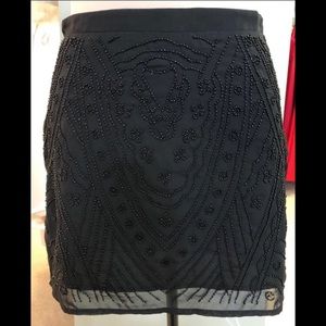 Beaded Mini Skirt